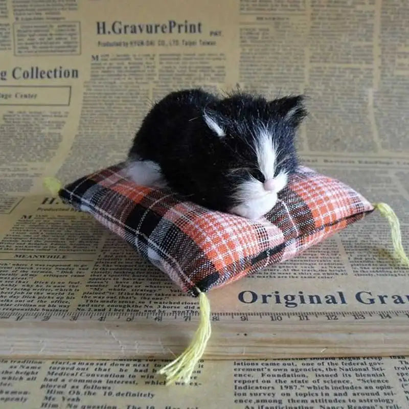 Simulation Cat Toy Ornaments Simulation Animal Flower Cat Cloth