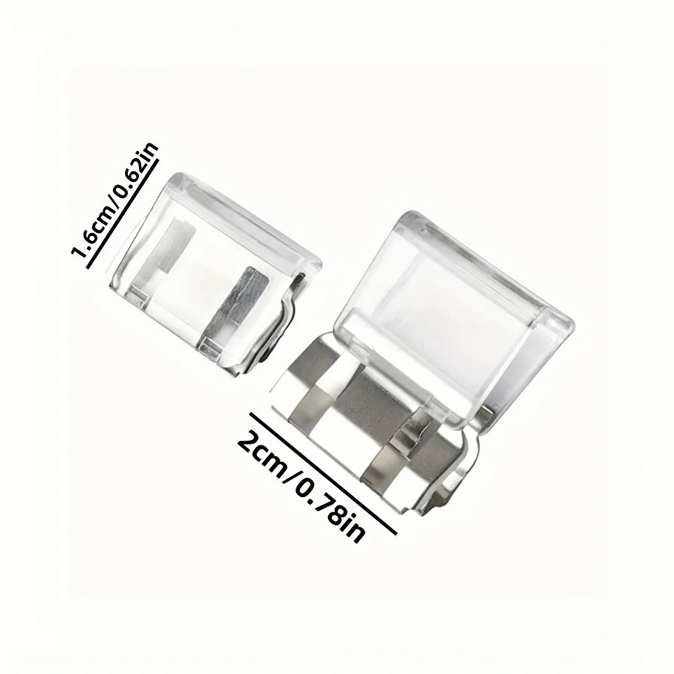 2/4/6/pcs invisible leg shortening clip, non-slip pants edge clip,