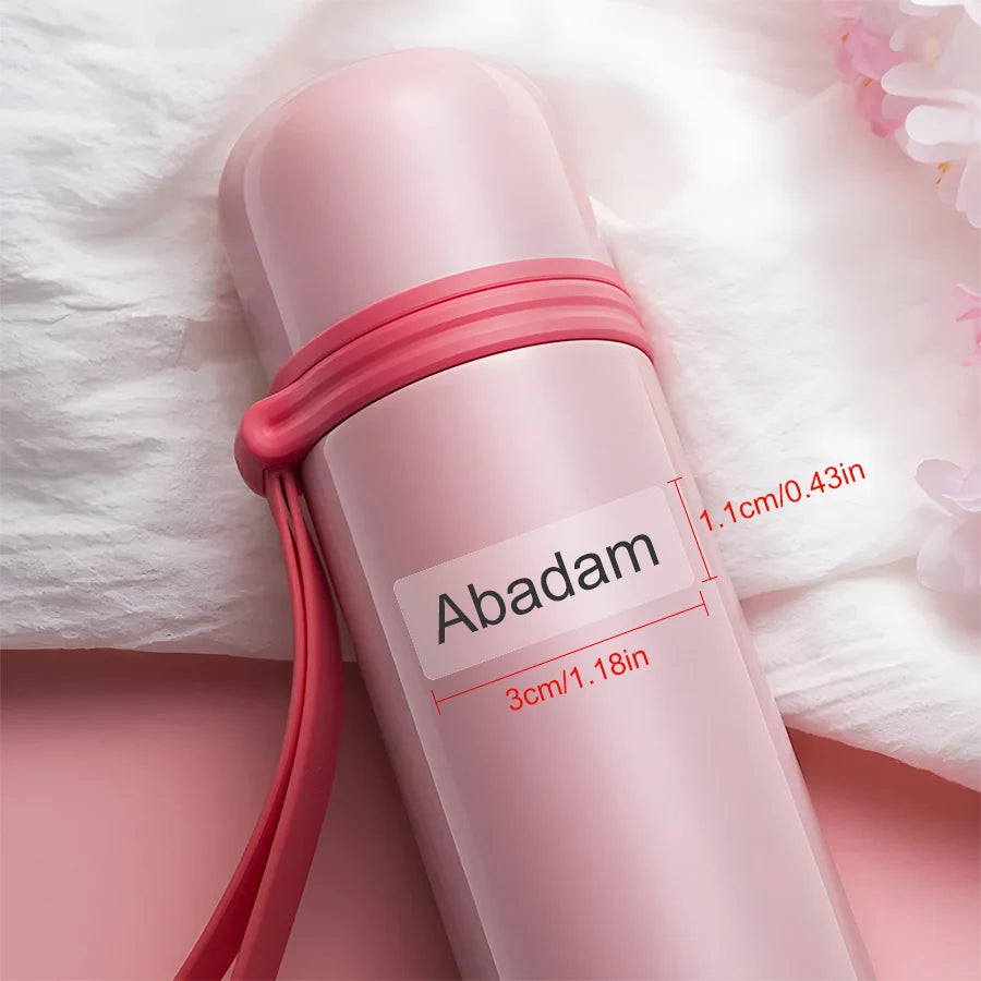 Transparent Waterproof Name Stickers for School-Custom