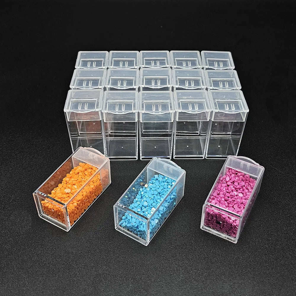 5D DIY Diamond Painting Tools Accessories Storage Box Container