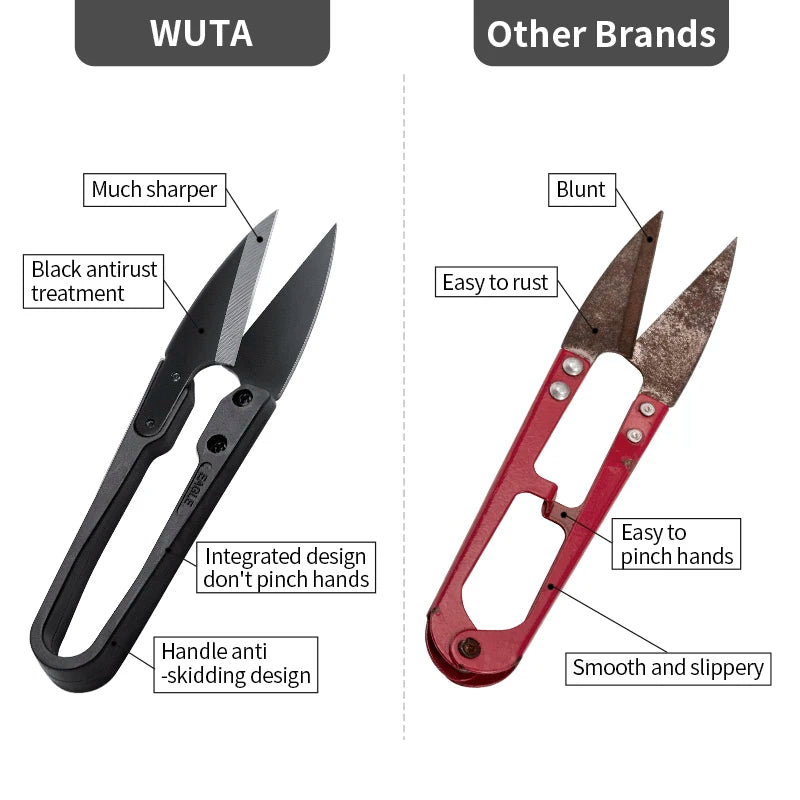 WUTA Antirust Thread Scissors Cutter Sewing Scissors Professional