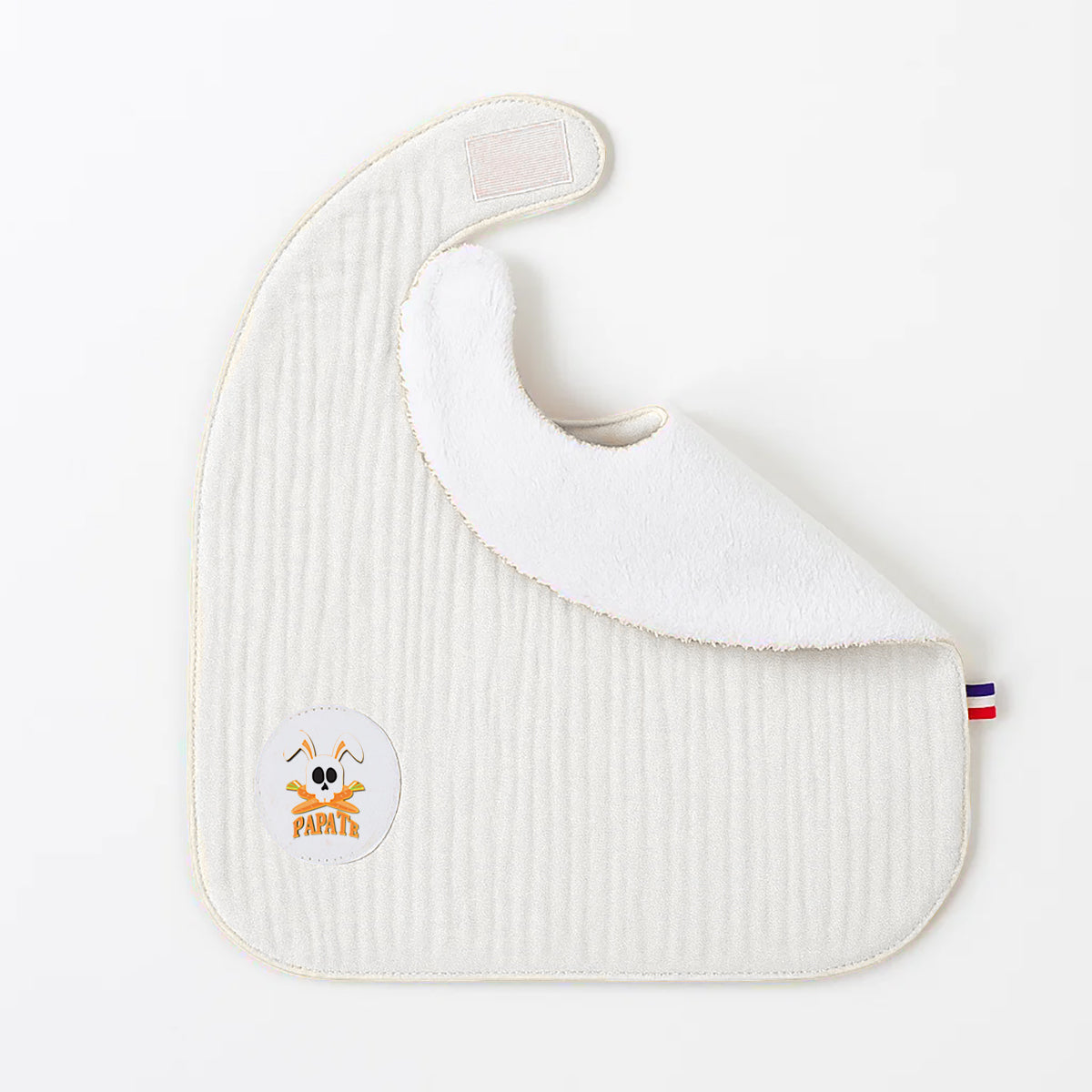 Organic Cotton Bib - White