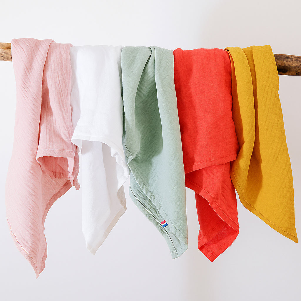 Organic Cotton Swaddles - Pink