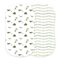 Dino Days and Dino Feet Cotton Changing Pad Cover/Bassinet Sheets